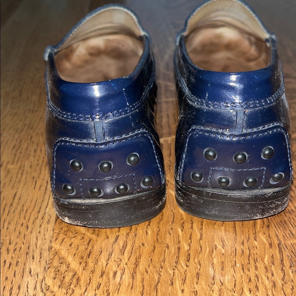 Tod’s Blue Patent Leather Penny Driving Loafers - Picture 4 of 13